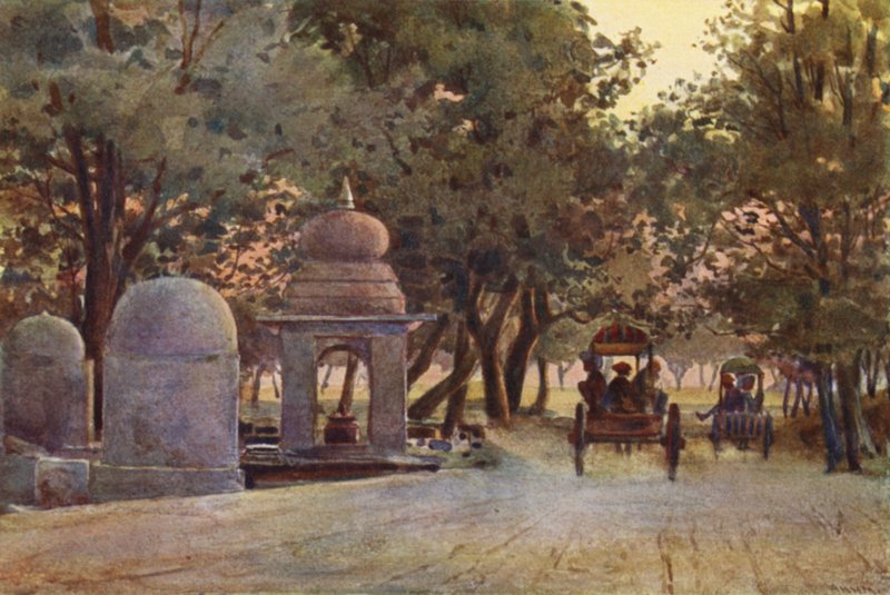 Wracając z Mela, Allahabad autorstwa Alexander Henry Hallam Murray