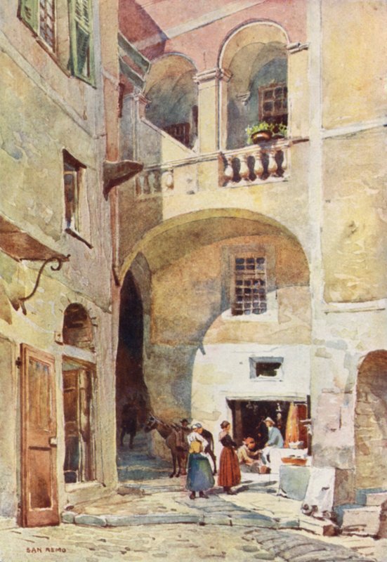 San Remo (kolor lito) autorstwa Alexander Henry Hallam Murray