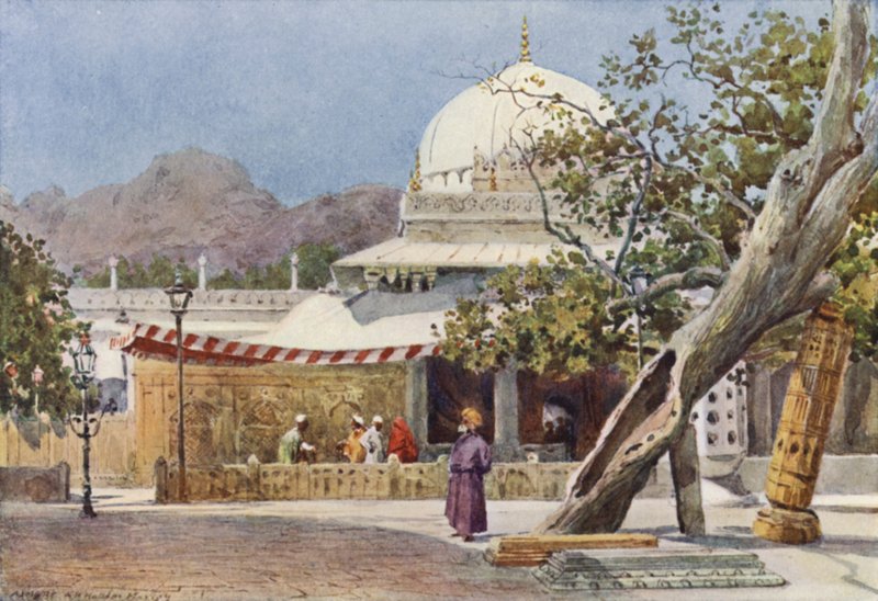 Tumb Khwaj: Muin-ud-din Chisti, W Dargah, Ajmer autorstwa Alexander Henry Hallam Murray