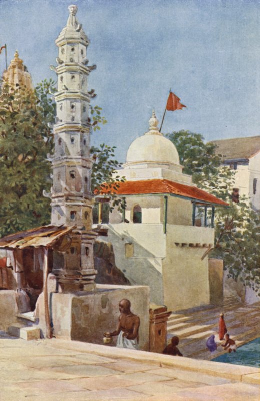 Świątynia Walkeshwar, Bombaj autorstwa Alexander Henry Hallam Murray