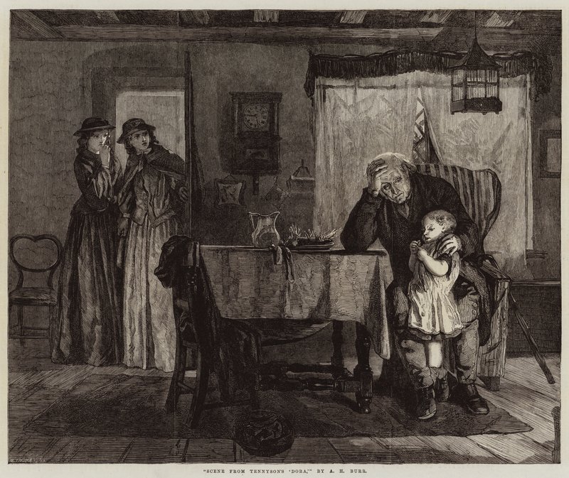 Scena z "Dory" Tennysona autorstwa Alexander Hohenlohe Burr