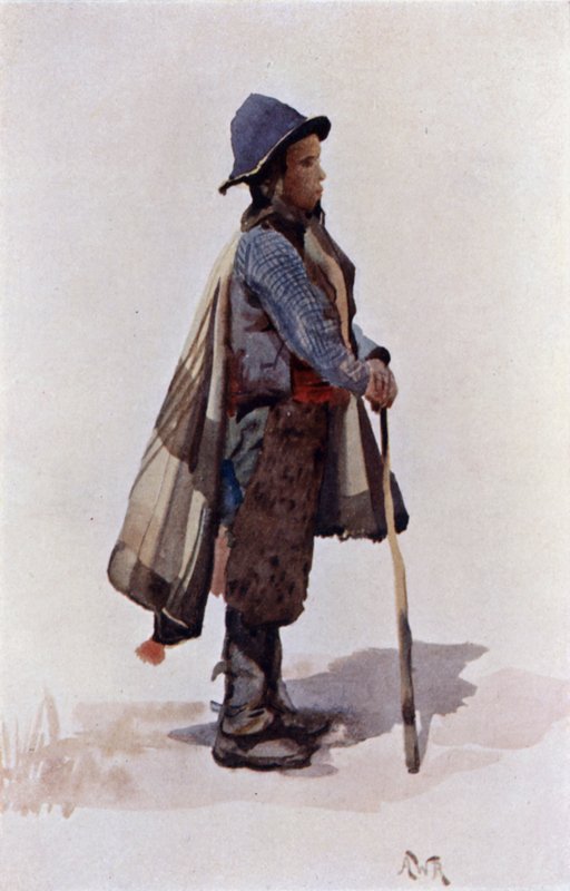 Pasterz z Andaluzji (kolor lito) autorstwa Alexander Wallace Rimington