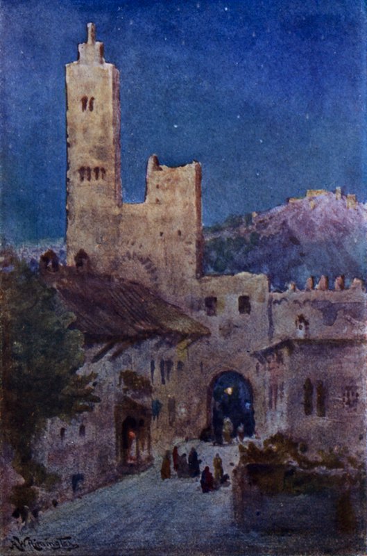 Miasto La Mancha (kolor lito) autorstwa Alexander Wallace Rimington