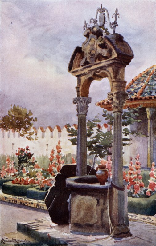 W ogrodzie Andaluzji (kolor lito) autorstwa Alexander Wallace Rimington