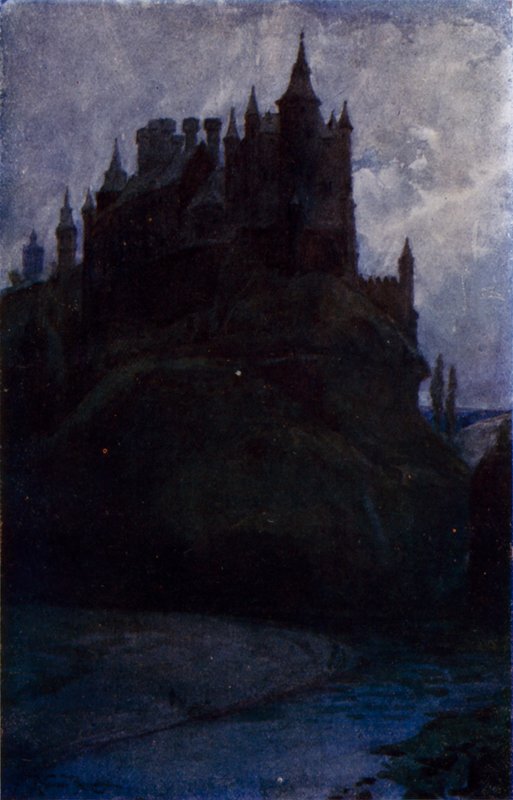 Alcazar, Segovia (kolor lito) autorstwa Alexander Wallace Rimington