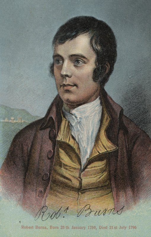 Robert Burns, szkocki poeta autorstwa Alexander after Nasmyth