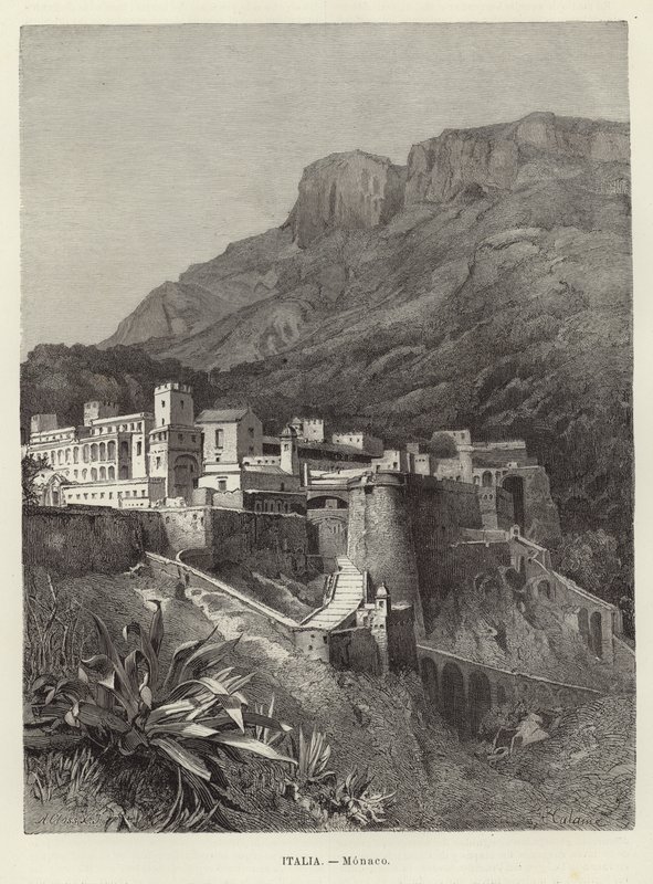 Monako autorstwa Alexandre Calame