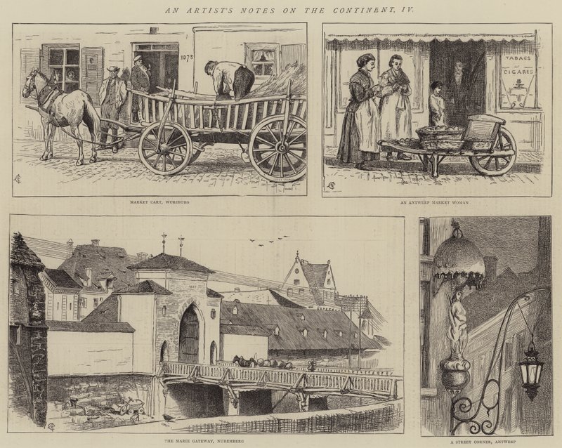 Zapiski artysty o kontynencie, IV autorstwa Alfred Chantrey Corbould