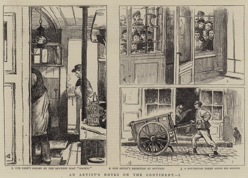 Notatki artysty o kontynencie-I autorstwa Alfred Chantrey Corbould