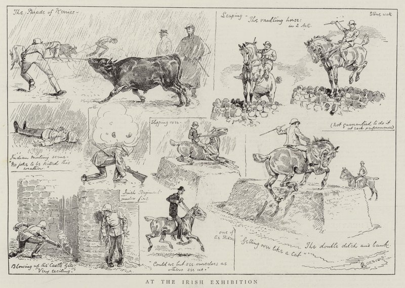 Na wystawie irlandzkiej autorstwa Alfred Chantrey Corbould