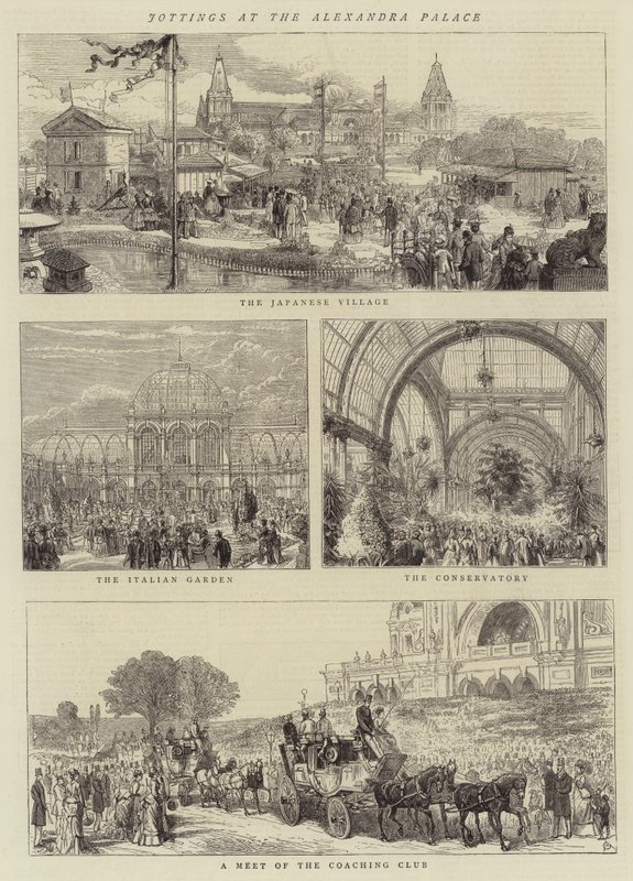 Notatki w Pałacu Aleksandry autorstwa Alfred Chantrey Corbould