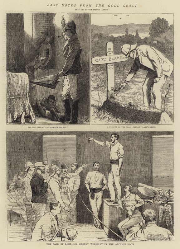 Ostatnie notatki ze Złotego Wybrzeża autorstwa Alfred Chantrey Corbould