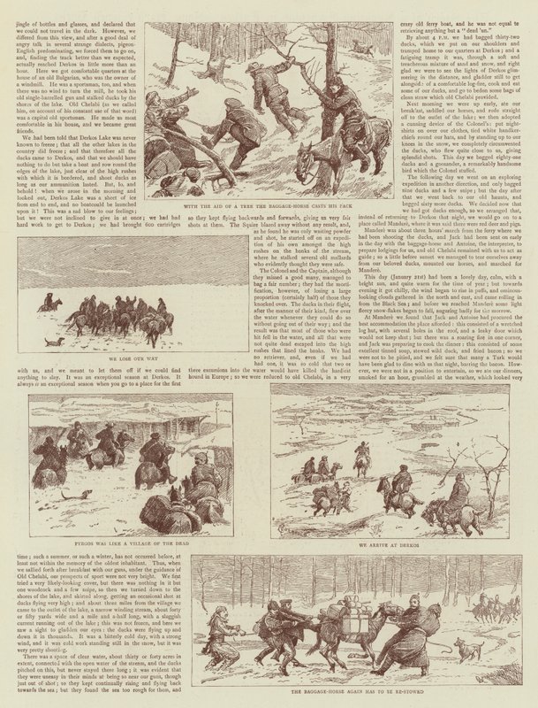 Historia wyprawy strzeleckiej w Turcji autorstwa Alfred Chantrey Corbould