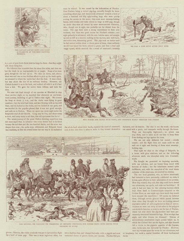 Historia wyprawy strzeleckiej w Turcji autorstwa Alfred Chantrey Corbould