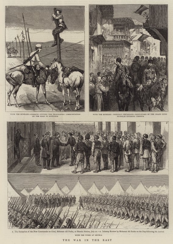 Wojna na Wschodzie autorstwa Alfred Chantrey Corbould