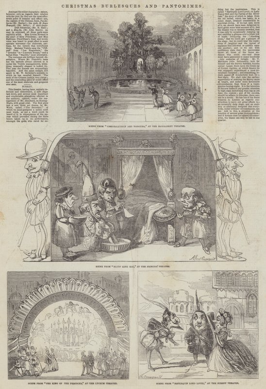 Świąteczne burleski i pantomimy autorstwa Alfred Crowquill
