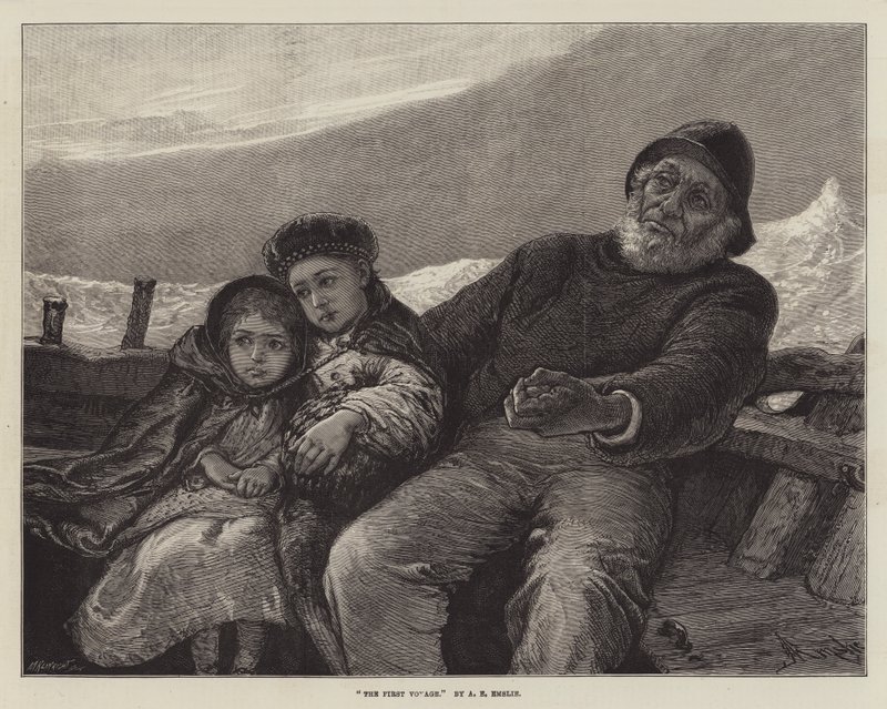 Pierwsza podróż autorstwa Alfred Edward Emslie
