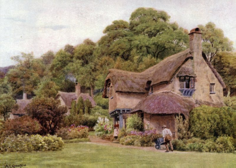 Przytułki, Selworthy Green, Somerset autorstwa Alfred Robert Quinton