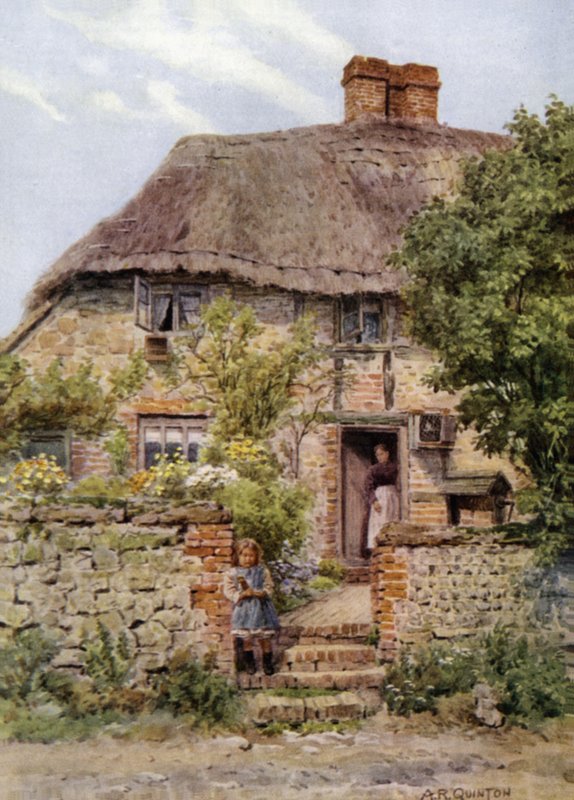 Drzwi domku, Amberley, Sussex autorstwa Alfred Robert Quinton