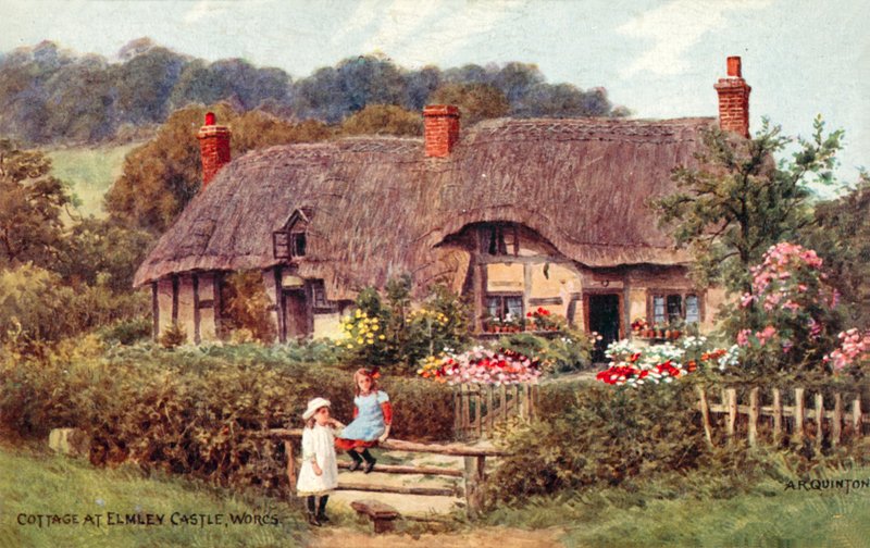 Domek w Elmley Castle, Worcestershire autorstwa Alfred Robert Quinton