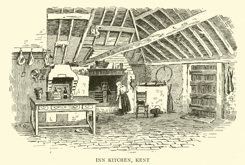 Kuchnia zajazdowa, Kent autorstwa Alfred Robert Quinton