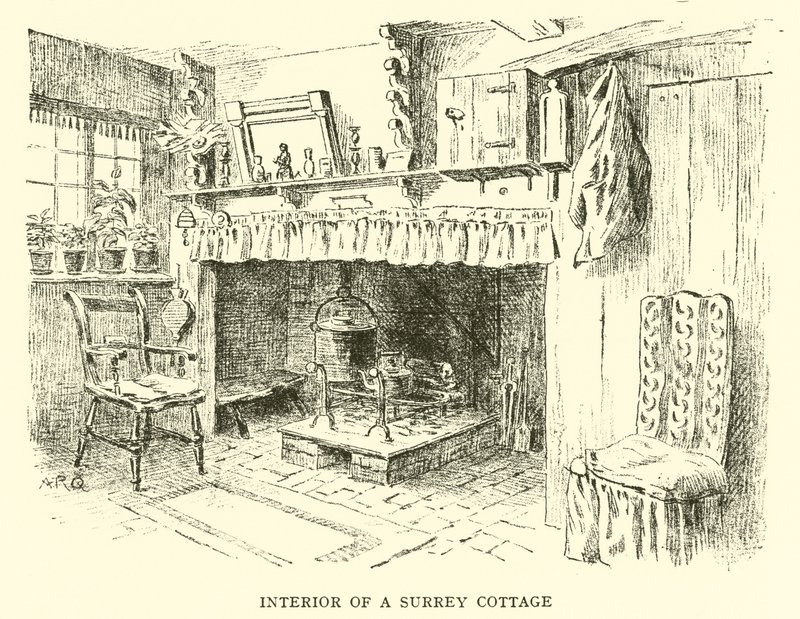 Wnętrze domku Surrey autorstwa Alfred Robert Quinton