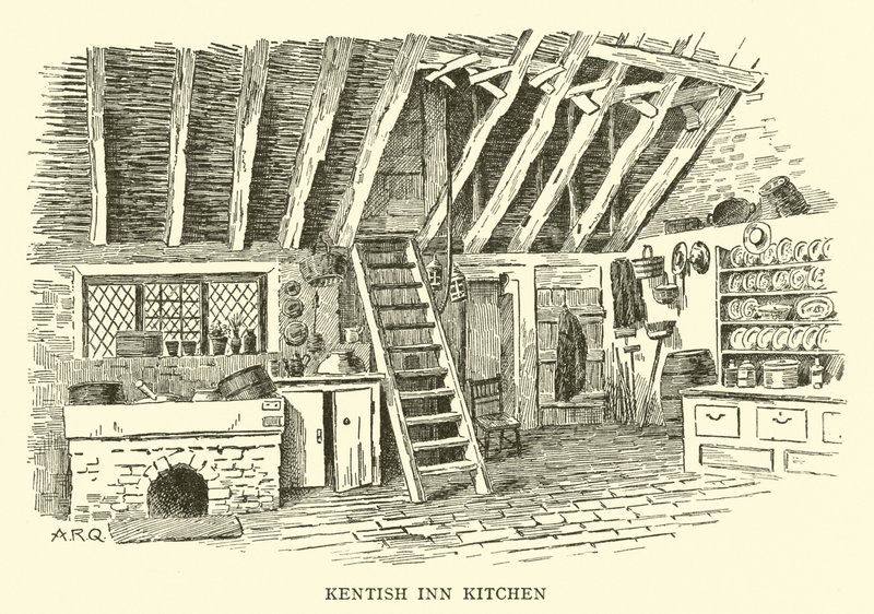 Kuchnia Kentish Inn autorstwa Alfred Robert Quinton