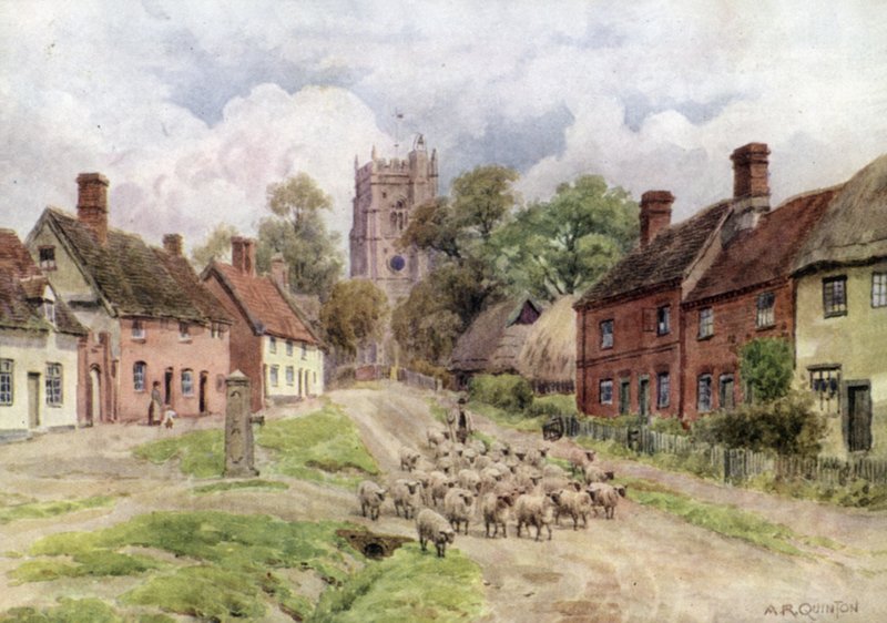 Mnisi Eleigh, Suffolk autorstwa Alfred Robert Quinton