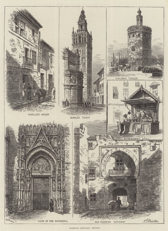 Wędrujące szkice, Sewilla autorstwa Alfred Robert Quinton