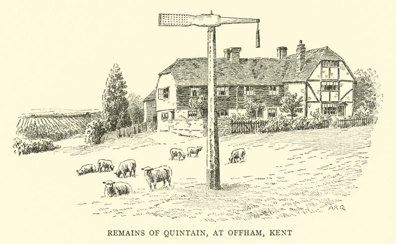 Remains of Quintain, w Offham, Kent autorstwa Alfred Robert Quinton