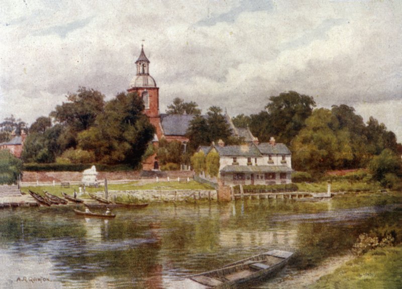 Kościół Sunbury autorstwa Alfred Robert Quinton