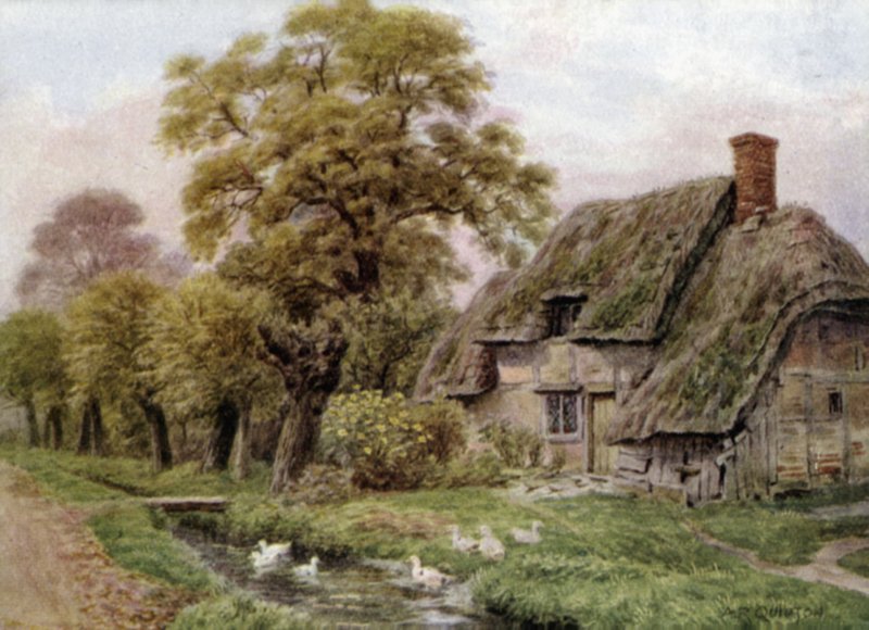 Potok, Steventon, Berks autorstwa Alfred Robert Quinton