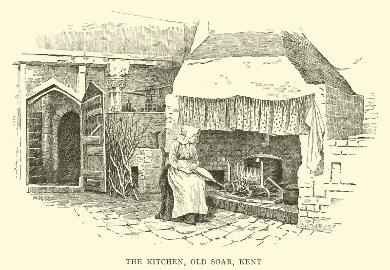 Kuchnia, Old Soar, Kent autorstwa Alfred Robert Quinton
