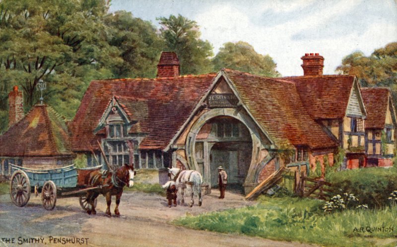 Kuźnia, Penshurst, Kent autorstwa Alfred Robert Quinton