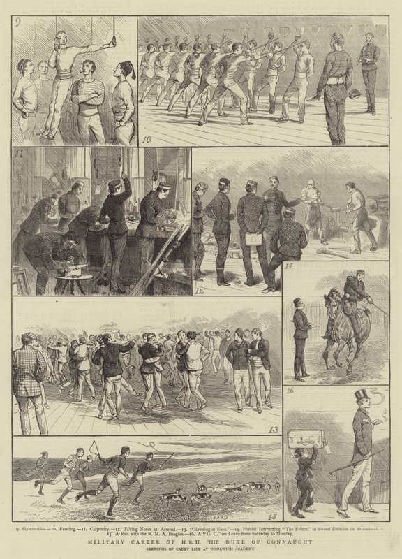Kariera wojskowa JKW księcia Connaught autorstwa Alfred Chantrey Corbould