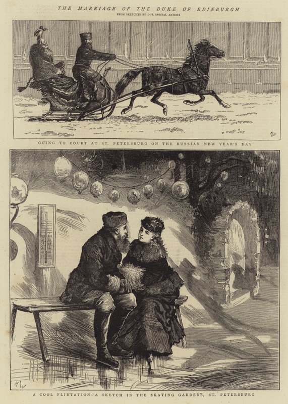 Małżeństwo księcia Edynburga autorstwa Alfred Chantrey Corbould