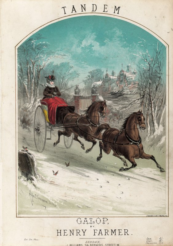 Galop tandemowy autorstwa Alfred Concanen