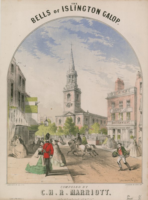 Dzwony Islington Gallop autorstwa Alfred Concanen