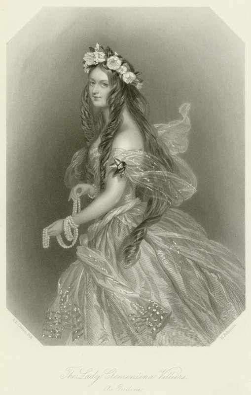 Lady Klementyna Villiers autorstwa Alfred Edward Chalon