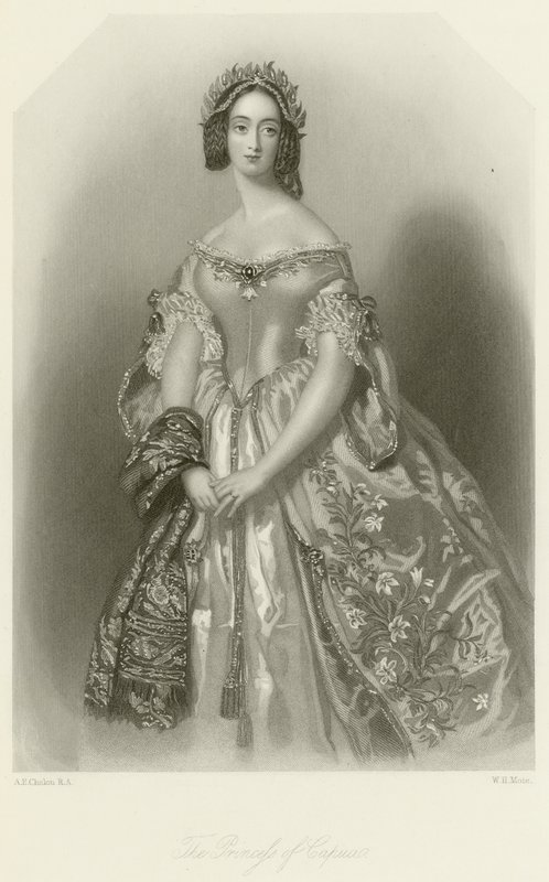 Księżniczka Kapui autorstwa Alfred Edward Chalon