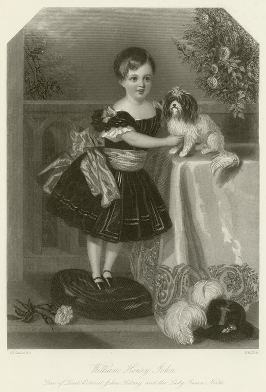 William Henry John autorstwa Alfred Edward Chalon