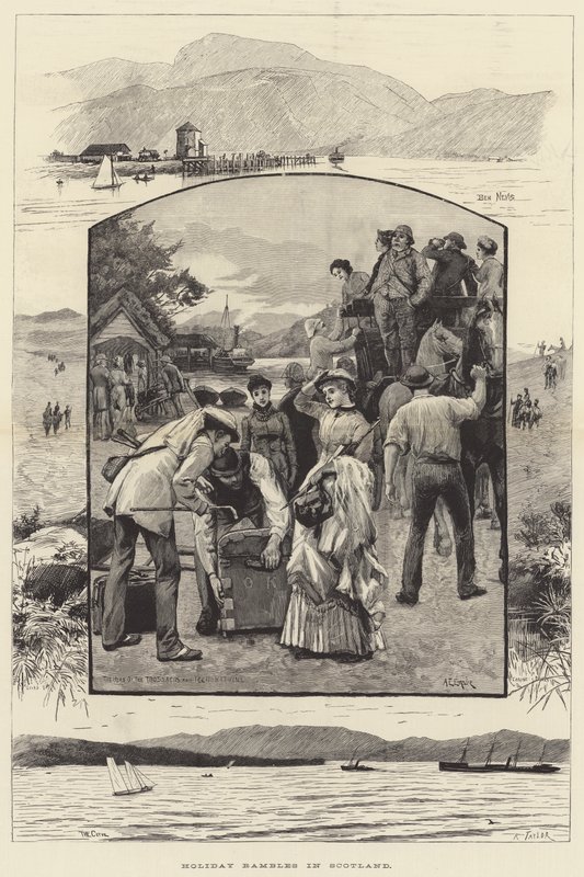 Holiday Rambles w Szkocji autorstwa Alfred Edward Emslie