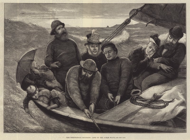 Zielone Świątki, Życie na fali oceanu autorstwa Alfred Edward Emslie