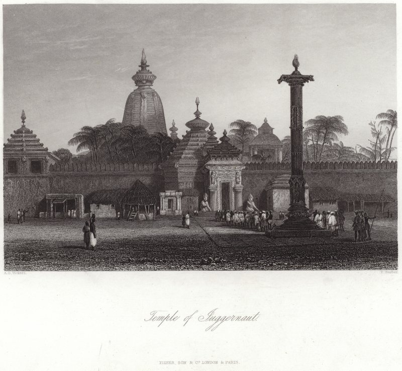 Świątynia Jagannatha w Puri autorstwa Alfred Gomersal Vickers
