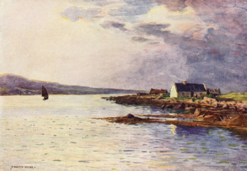 Nadchodząca burza, Zatoka Bertraghboy autorstwa Alfred Heaton Cooper