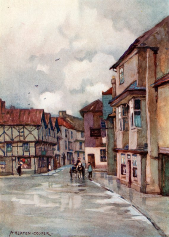 Axbridge (kolor lito) autorstwa Alfred Heaton Cooper