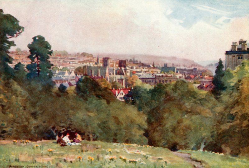 Bristol, z Clifton Observatory (kolor lito) autorstwa Alfred Heaton Cooper