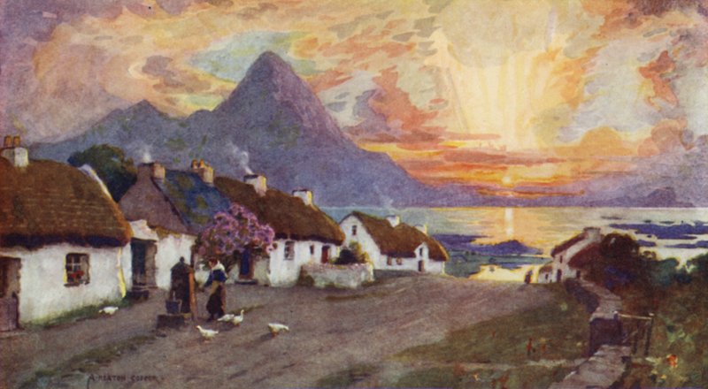Croagh Patrick i Clew Bay, Westport, hrabstwo Galway autorstwa Alfred Heaton Cooper