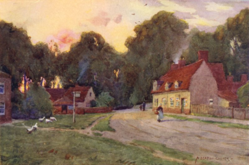 East Bergholt, Suffolk autorstwa Alfred Heaton Cooper