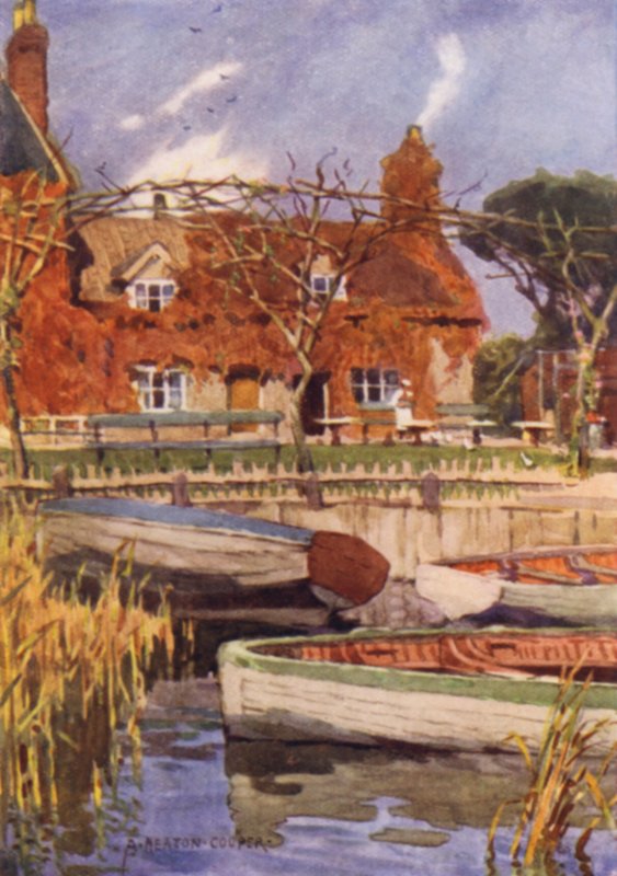 Eels Foot Inn, Ormesby, Norfolk autorstwa Alfred Heaton Cooper